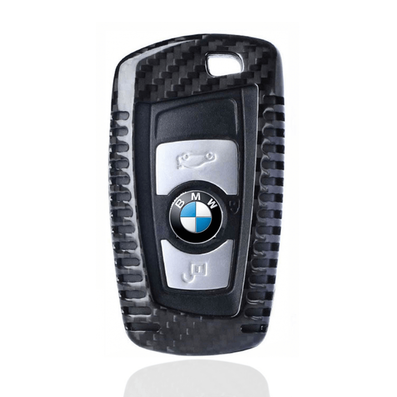 Husa de protectie pentru cheie BMW seria F, carbon, negru